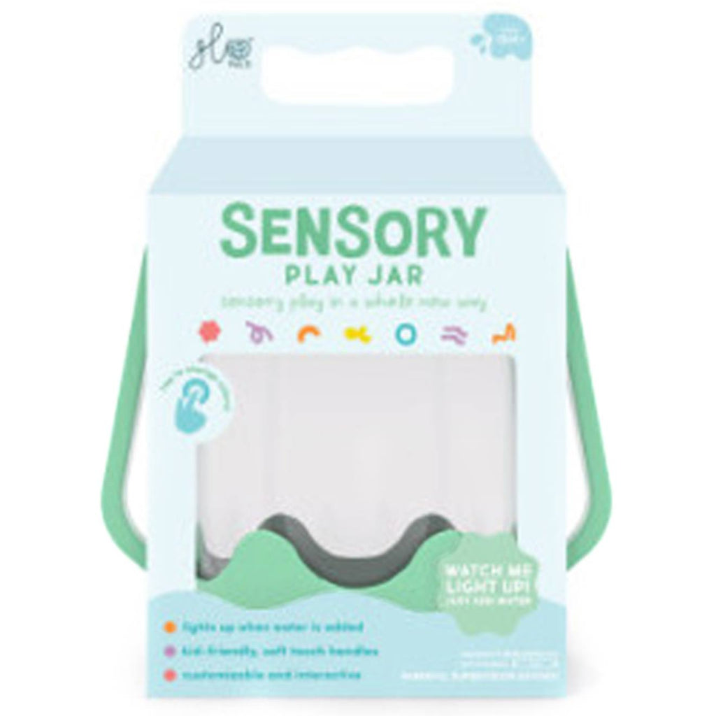 Bouteille sensorielle lumineuse vert