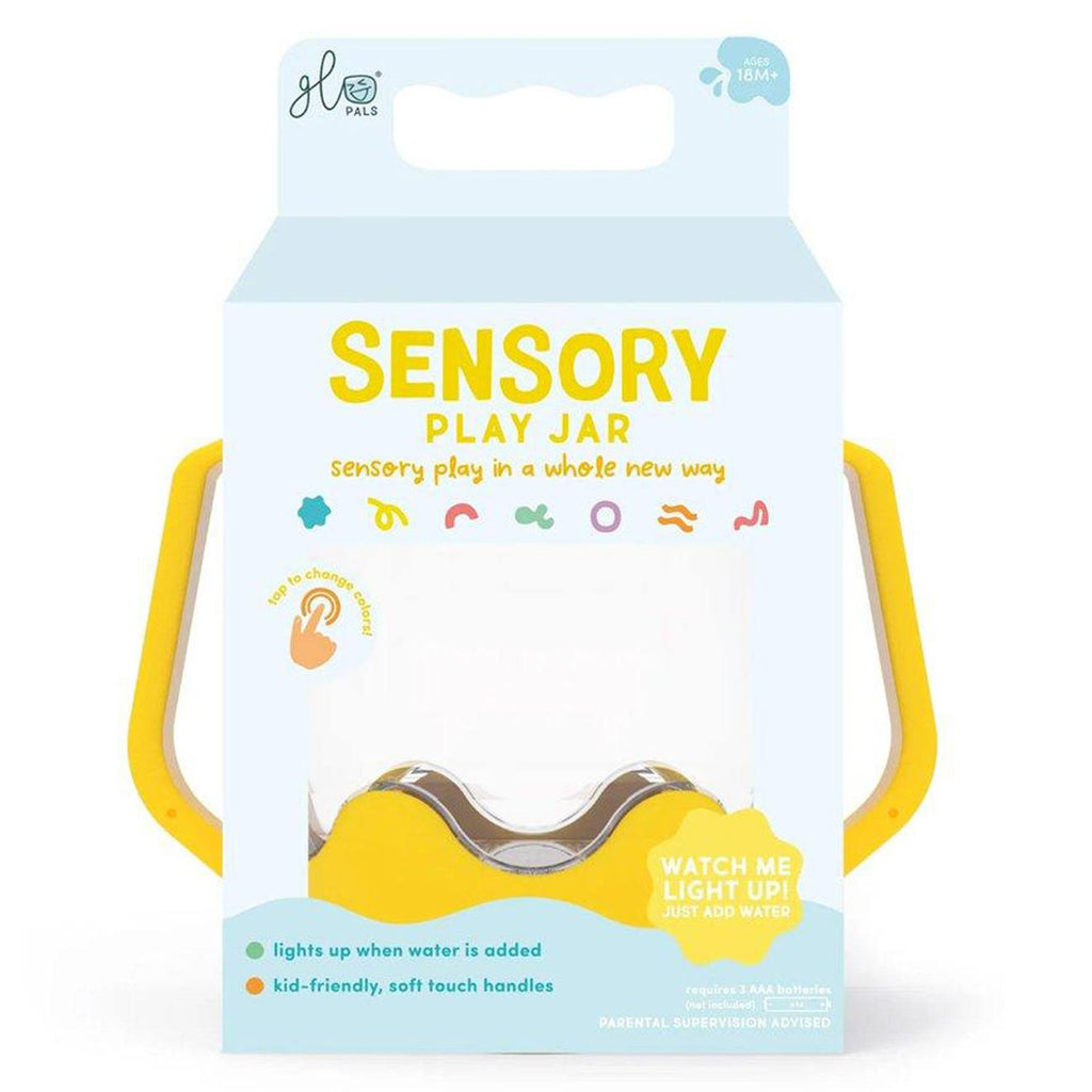 Bouteille sensorielle lumineuse jaune