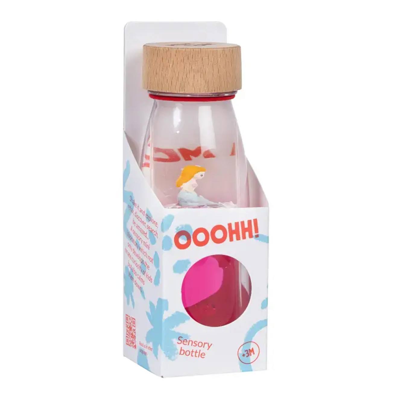 Bouteille sensorielle mouvement move rose, étincelle de mer