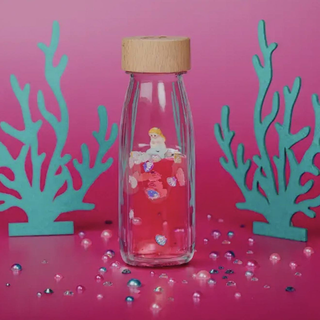 Bouteille sensorielle mouvement move rose, étincelle de mer