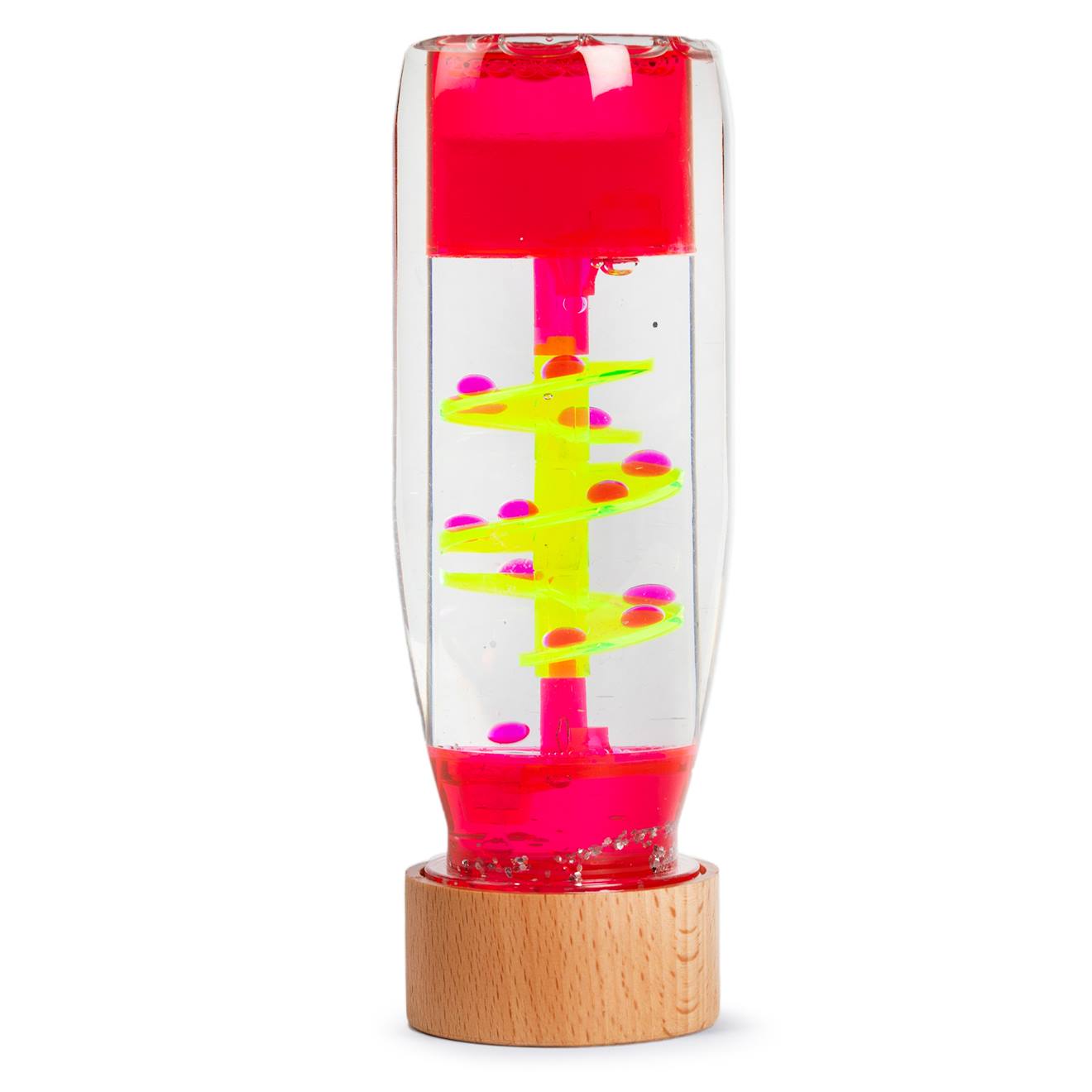 Bouteille sensorielle move spirale rose