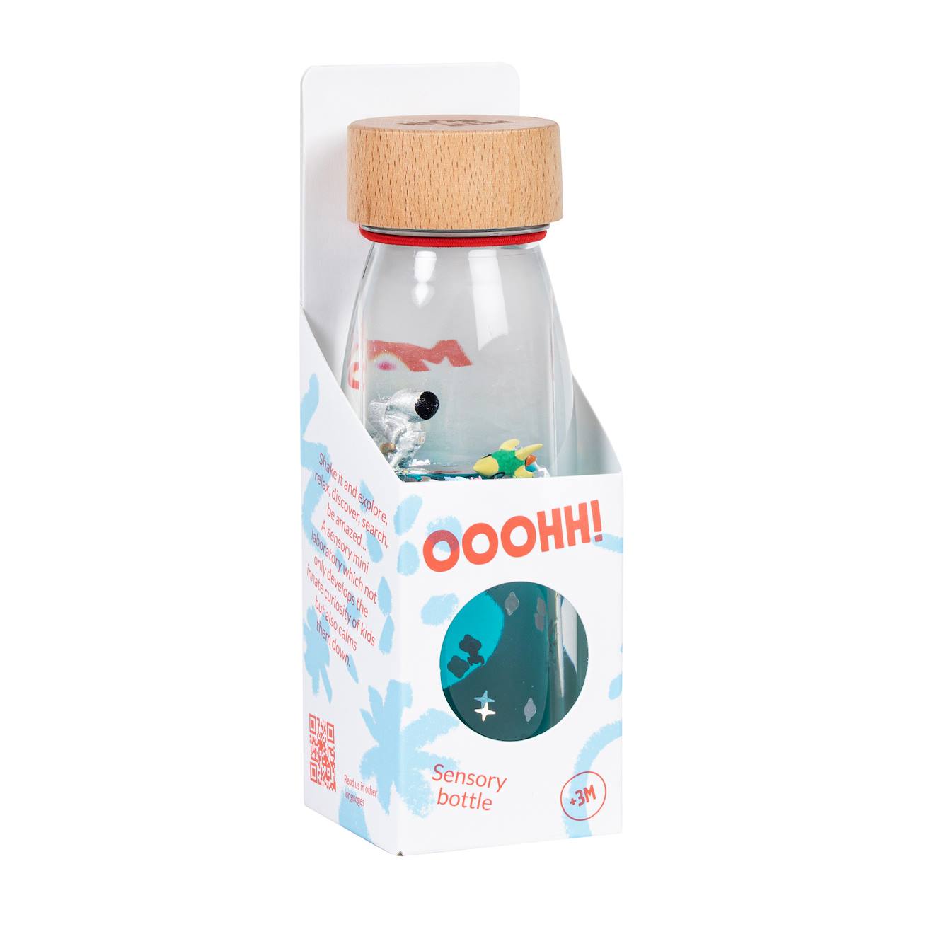 Bouteille sensorielle move univers bleu