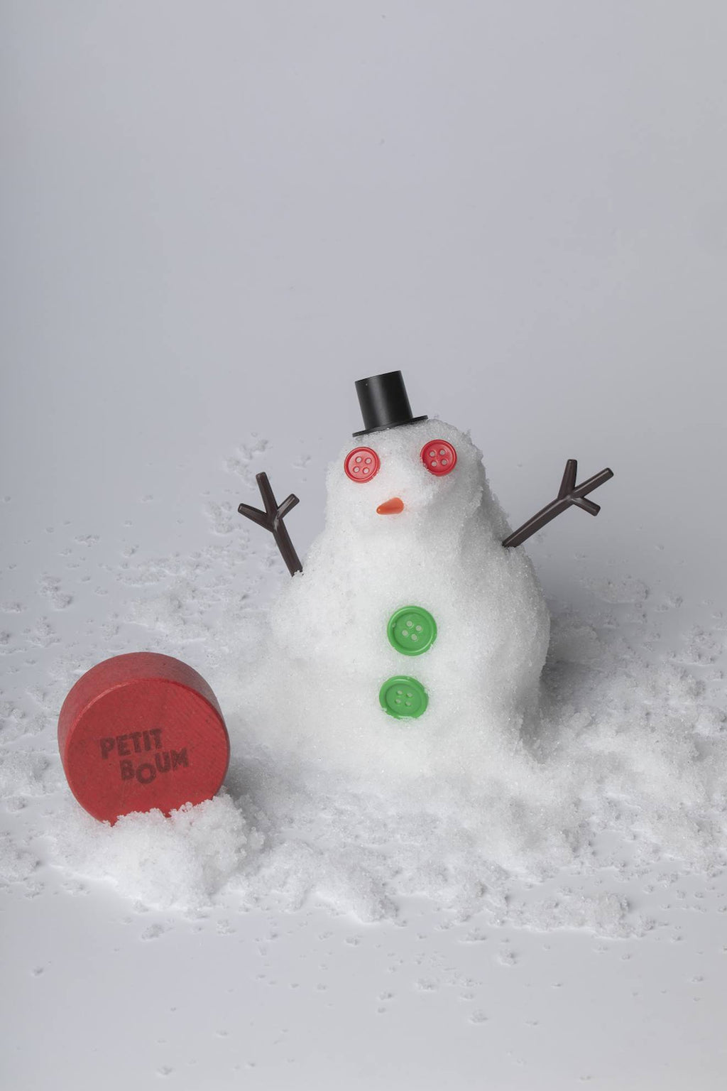 Bouteille sensorielle noël blanc