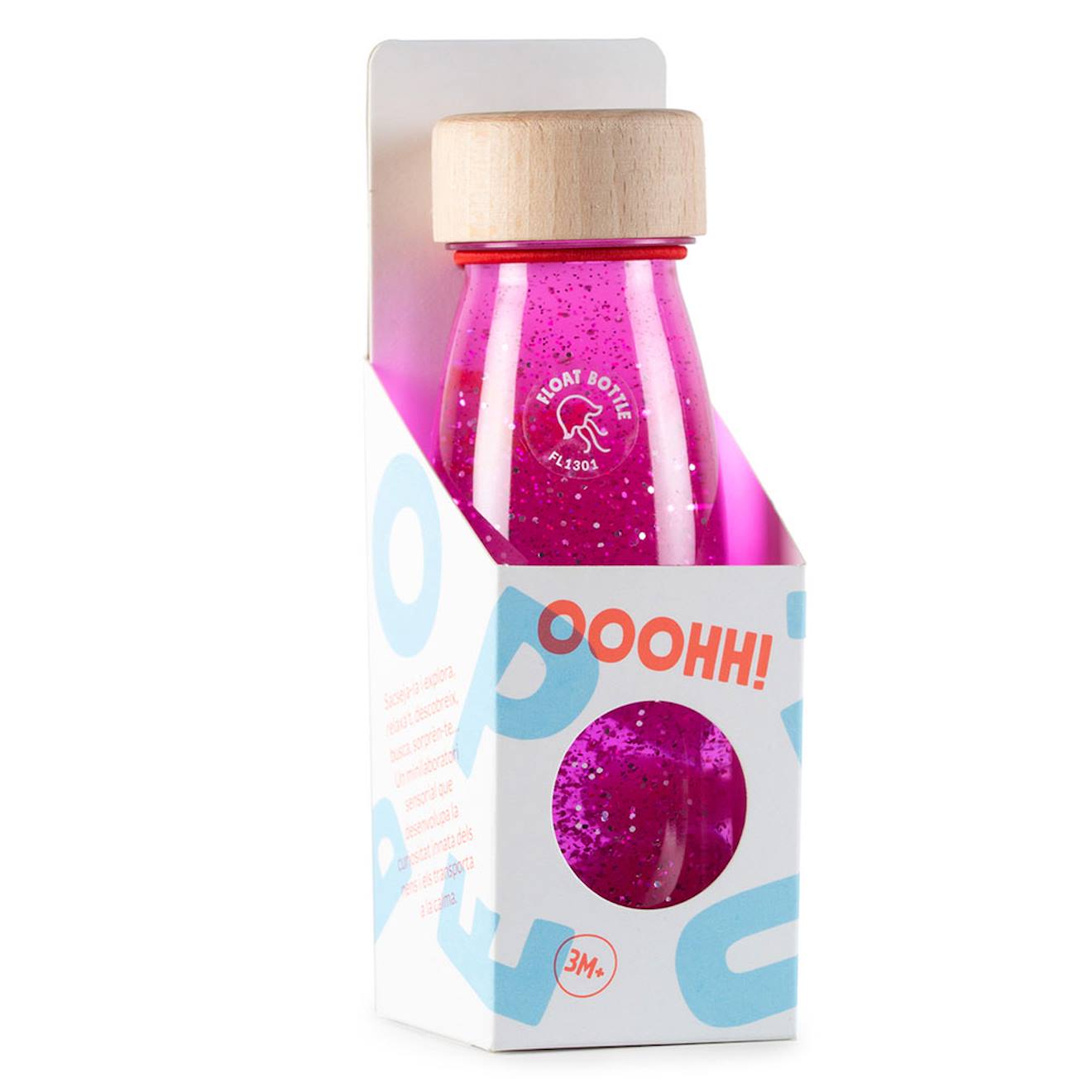 Bouteille sensorielle rose