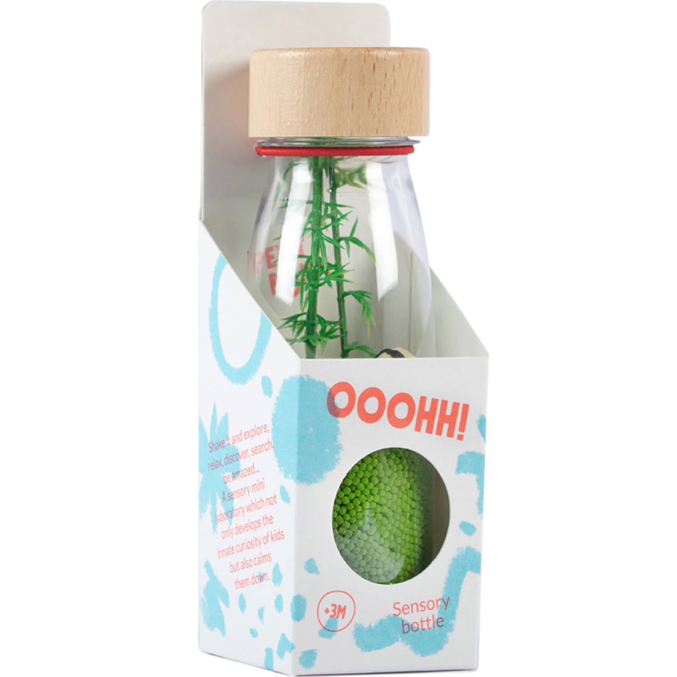 Bouteille sensorielle vert