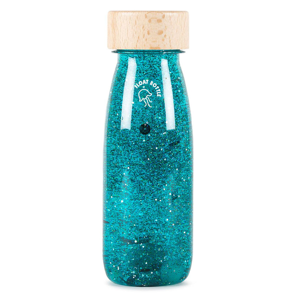 Bouteille sensorielle turquoise