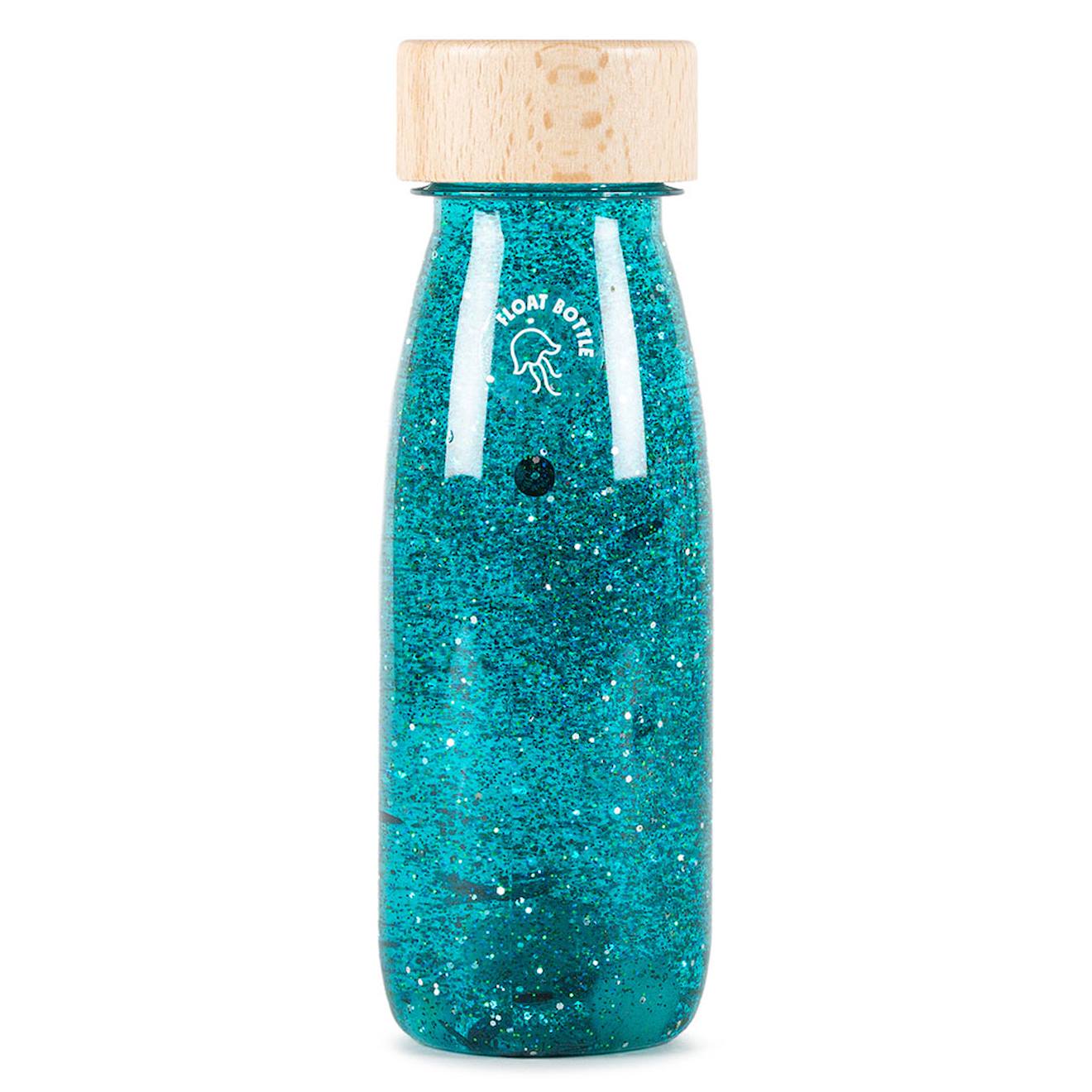 Bouteille sensorielle turquoise