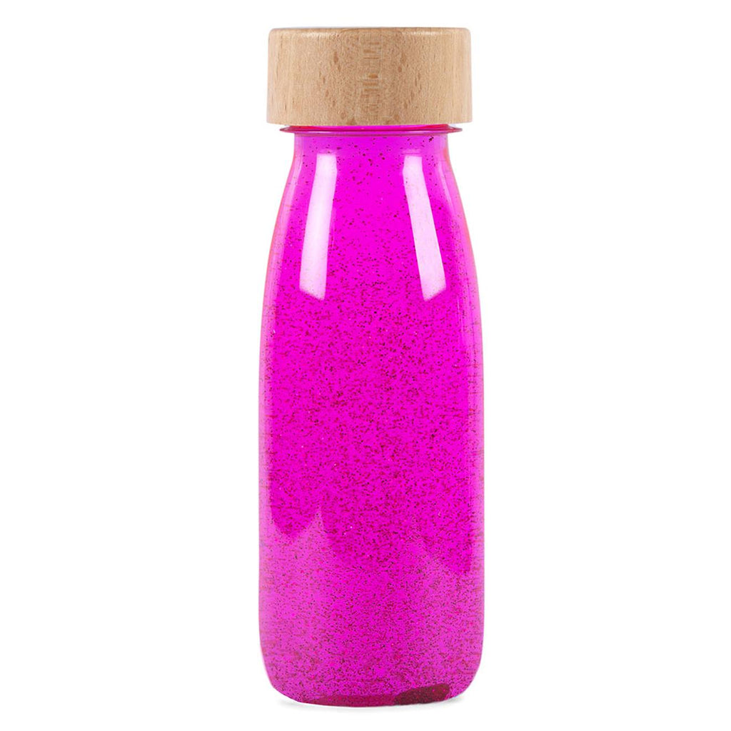 Bouteille sensorielle rose flamingo