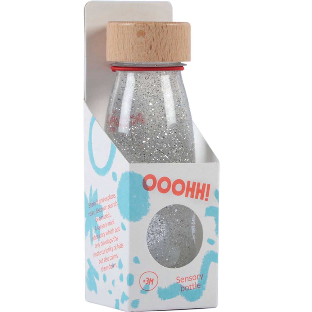 Bouteille sensorielle argent