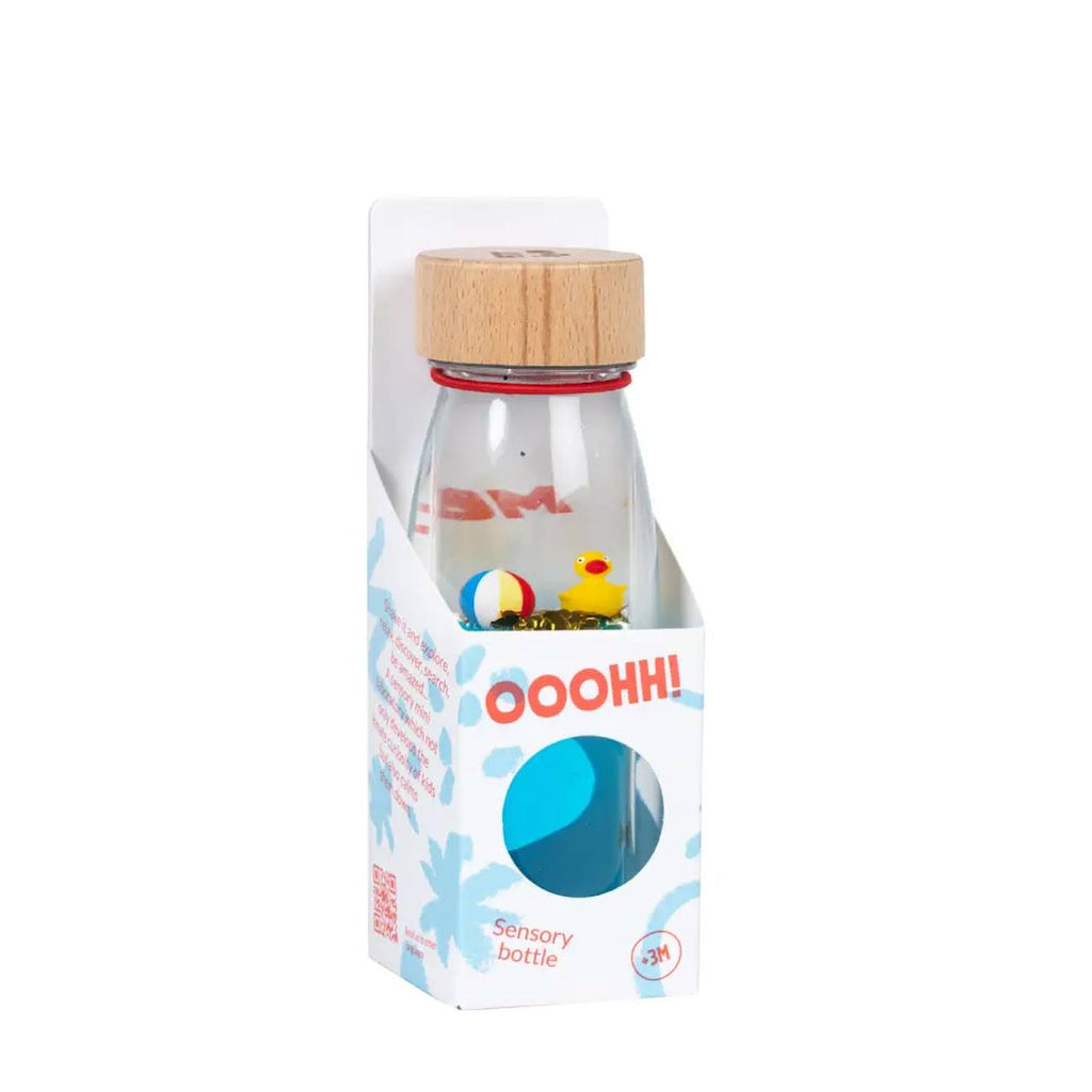Bouteille sensorielle bleu