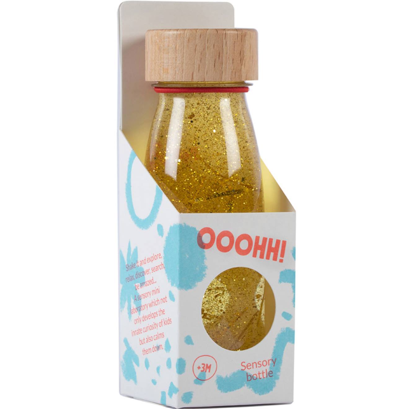 Bouteille sensorielle or