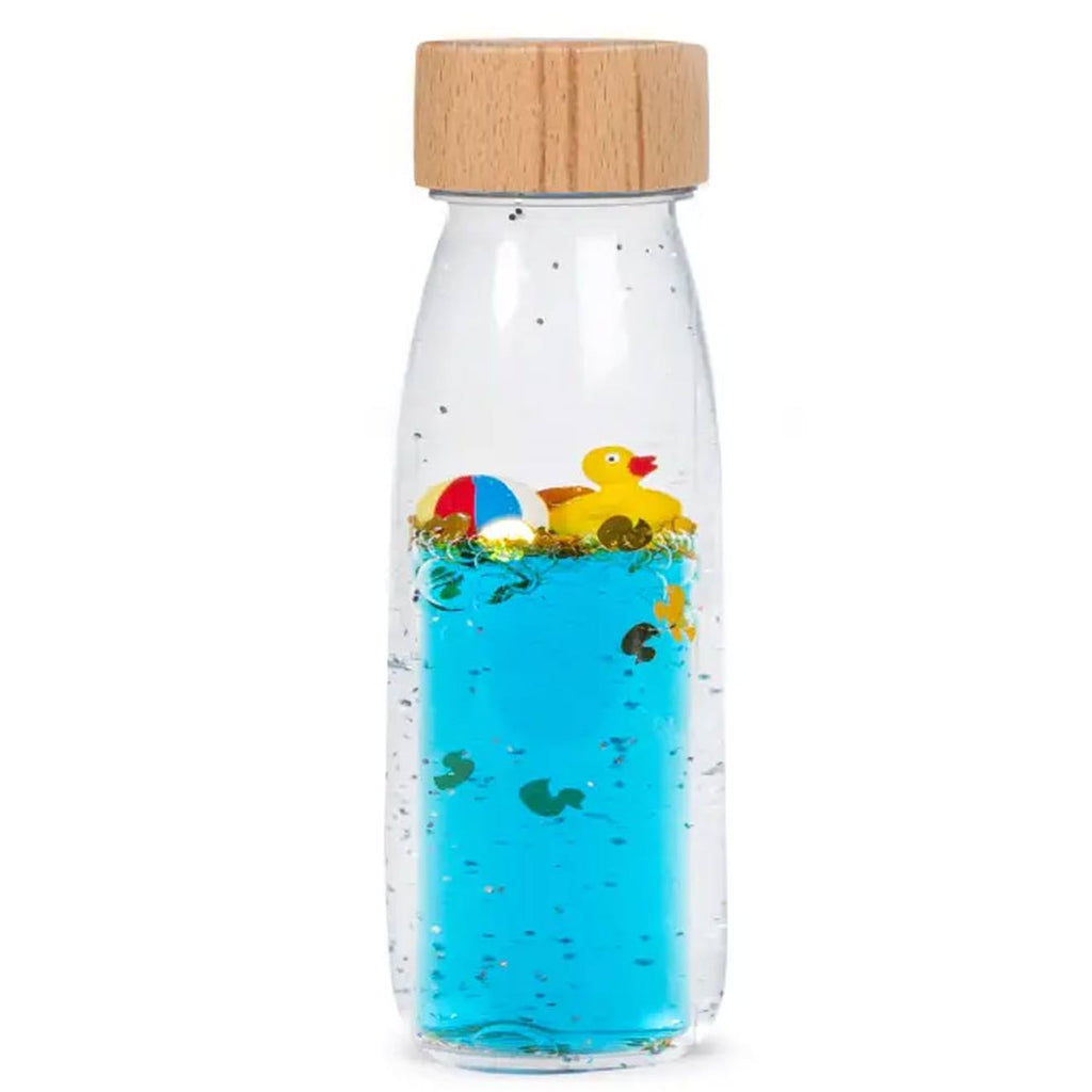 Bouteille sensorielle bleu