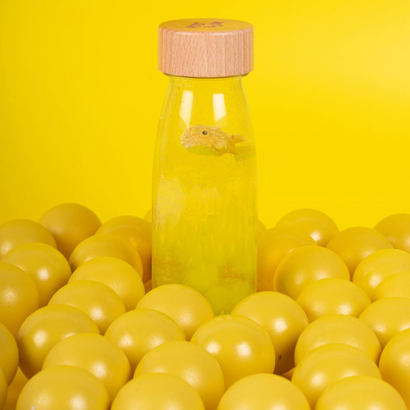 Bouteille sensorielle jaune