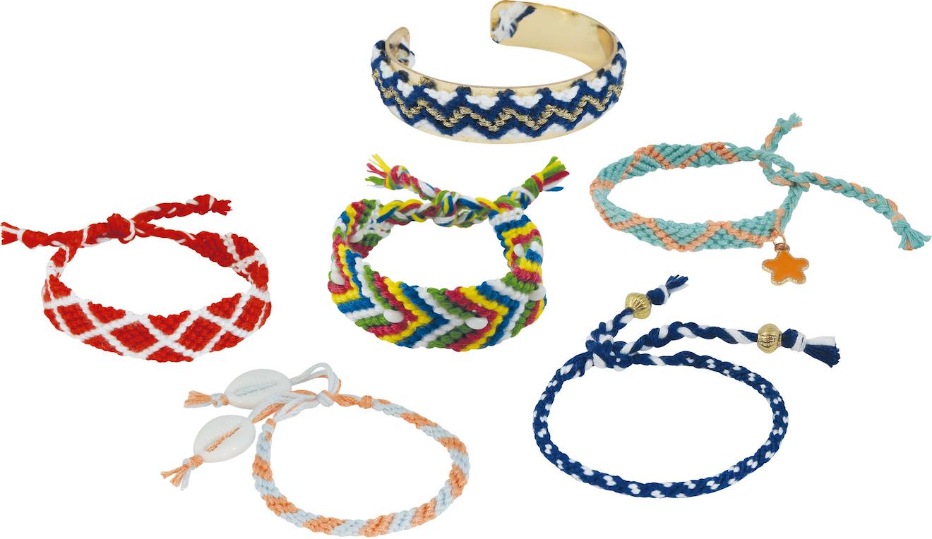 Bracelet amitié deluxe multicolore
