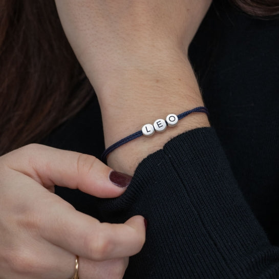 Bracelet personnalisé perles Affaire de Famille - Les Raffineurs