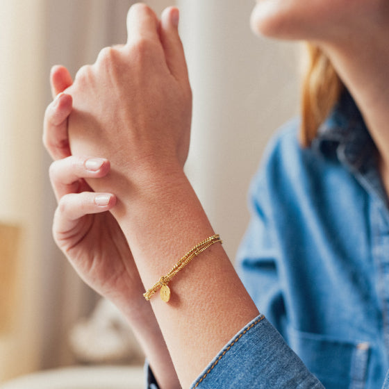 Bracelet triple chaîne Affaire de famille