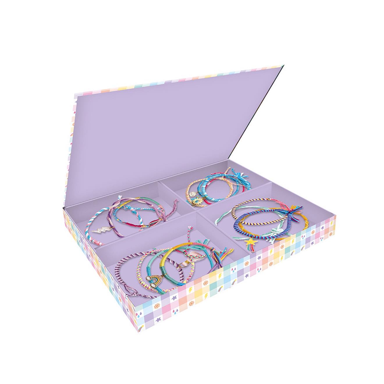 Bracelets arc-en-ciel, 30 bijoux multicolore