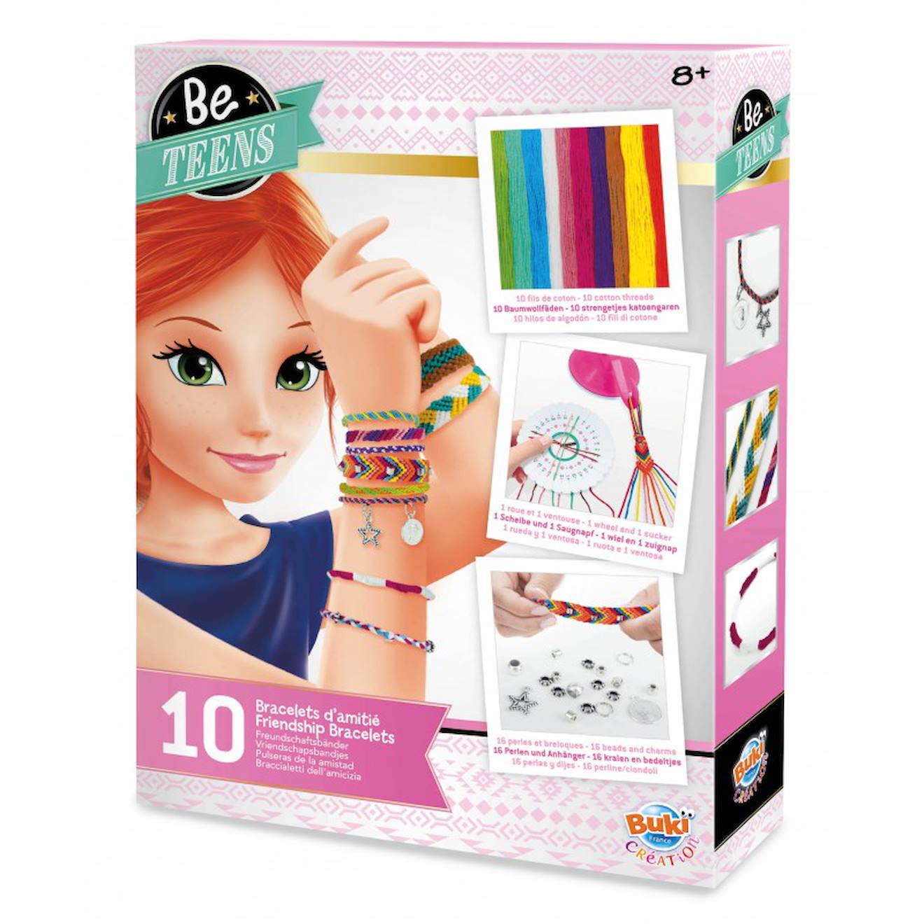 Bracelets d'amitié rose