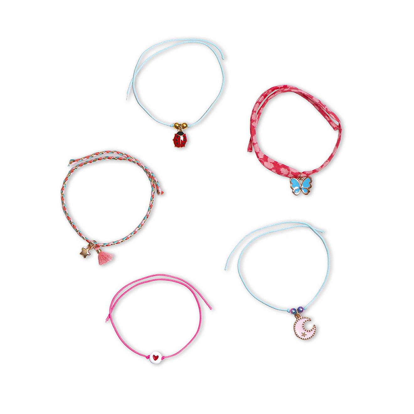 Bracelets de vœux à créer, atelier bijoux multicolore