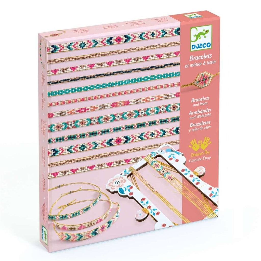 Bracelets et métier à tisser minuscules multicolore