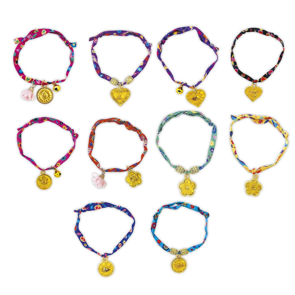 Bracelets fleuris mi amor à créer multicolore