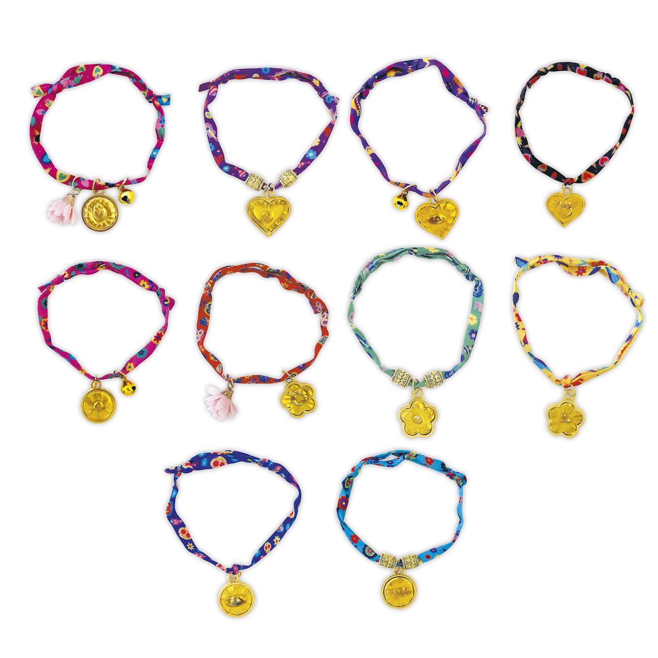 Bracelets fleuris mi amor à créer multicolore