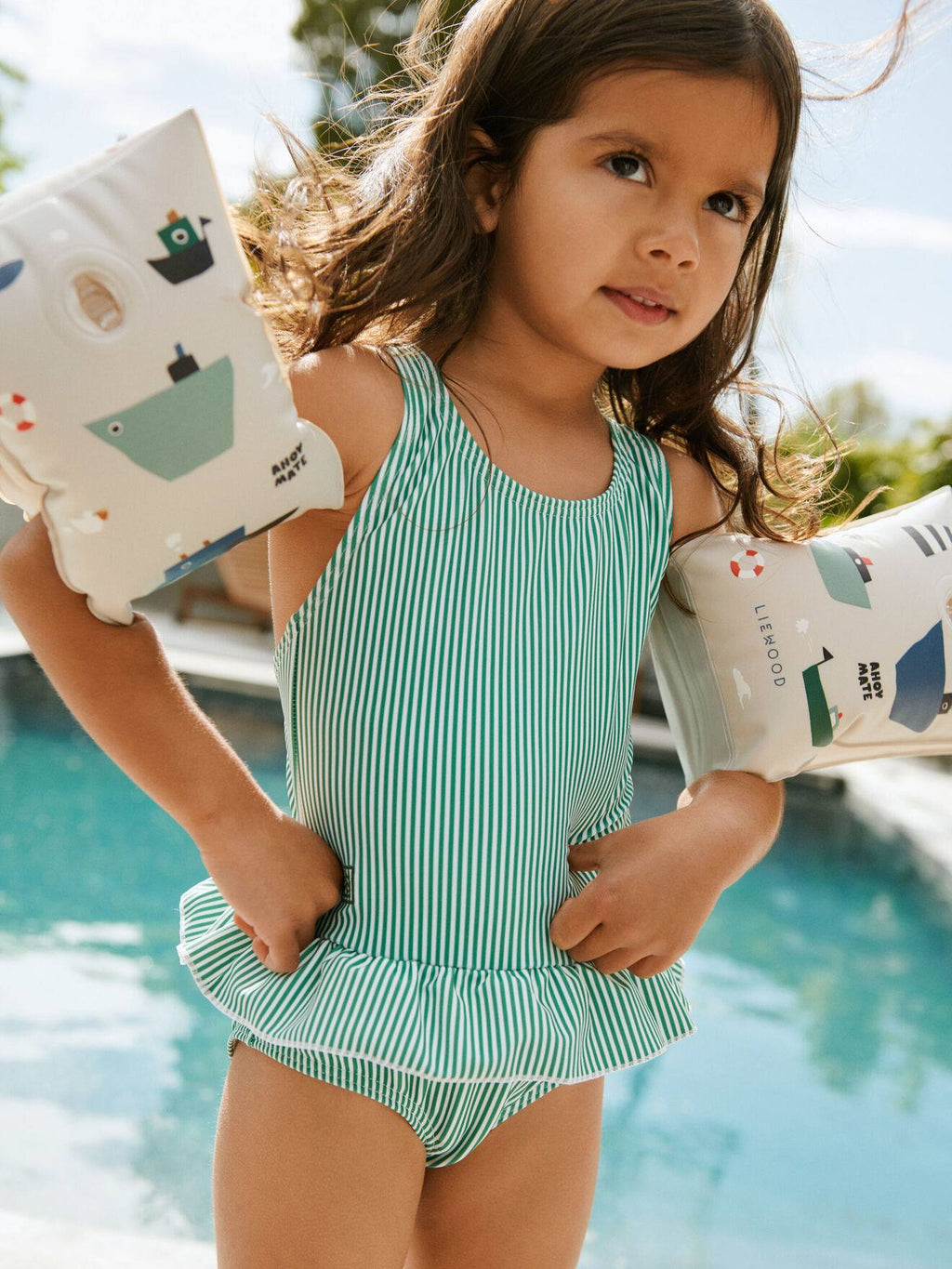 Brassards plage shirley bleu nuit