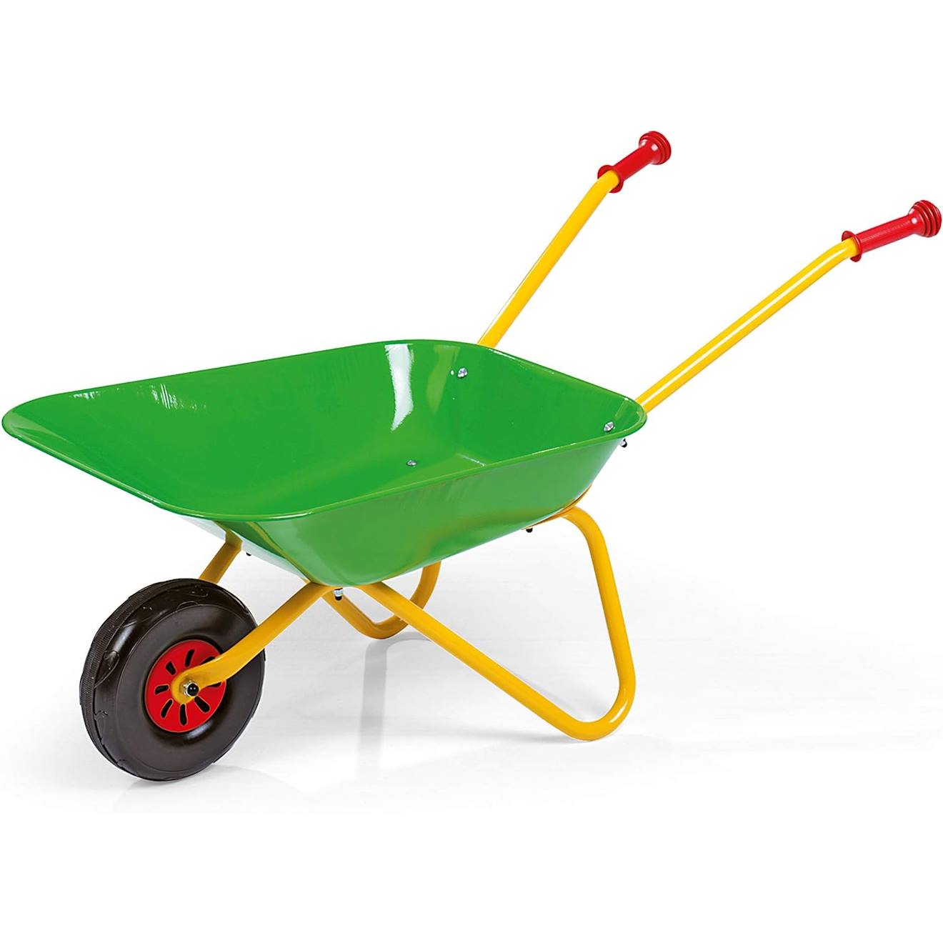 Brouette métallique vert