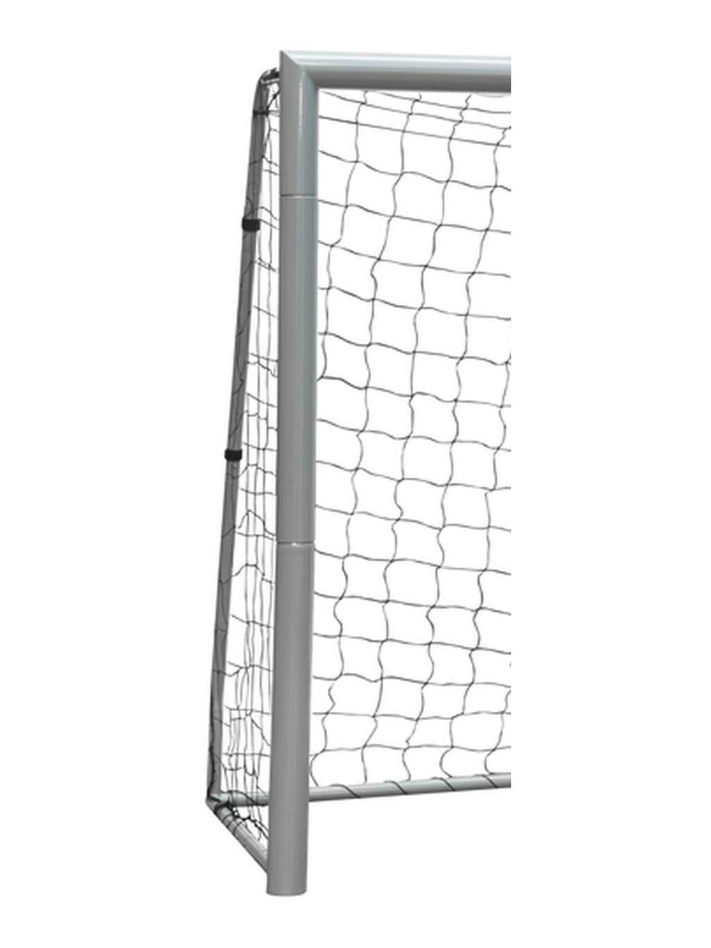 But de football expert 240 cm avec filet gris argent