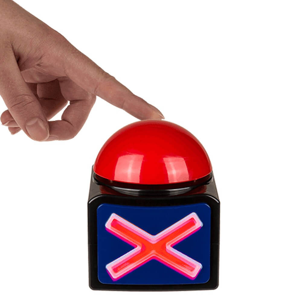 Buzzer Sonore et Lumineux Spécial Quiz - Jeu d'Ambiance CadoMaestro