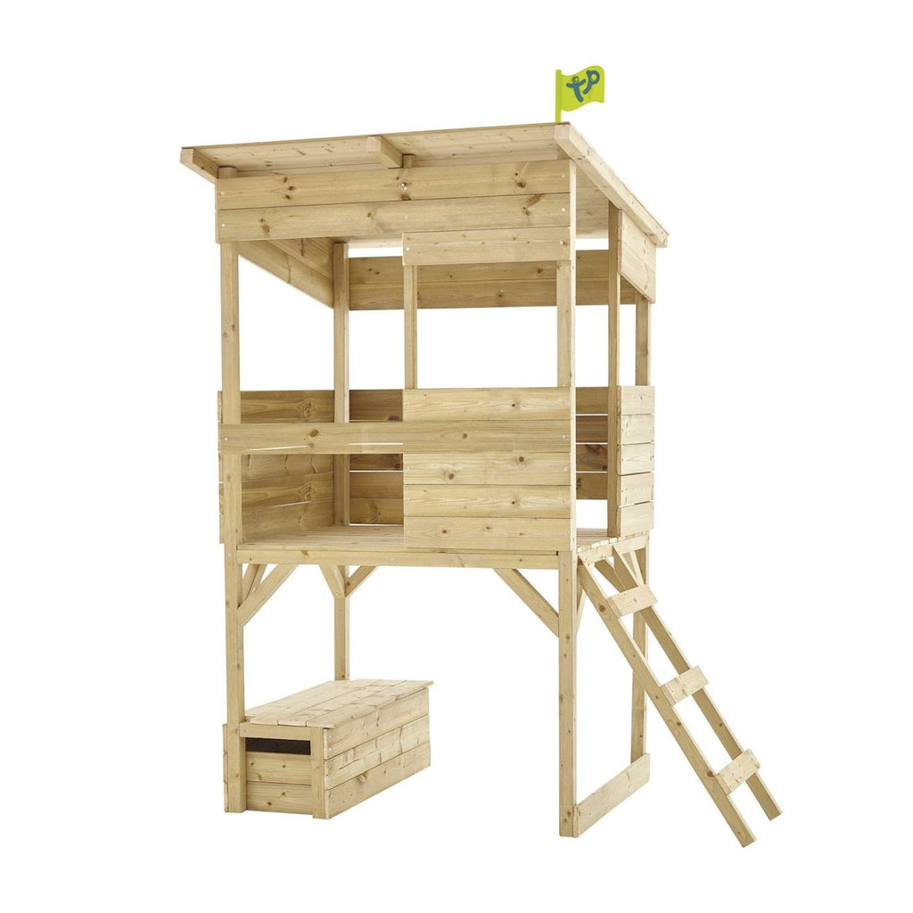 Cabane sur pilotis cimes bois FSC marron