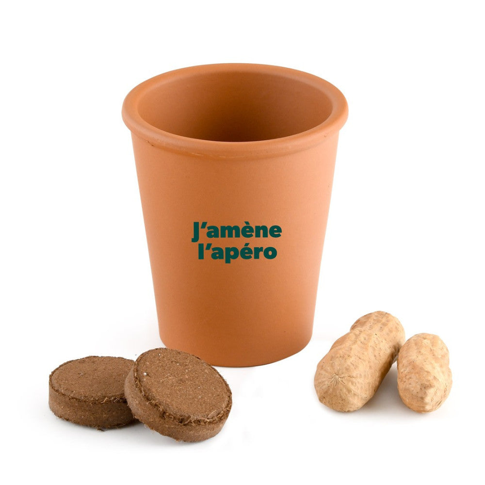 Cacahuètes à Faire Pousser - J'amène l'Apéro - Kits de Plantation Radis et Capucine