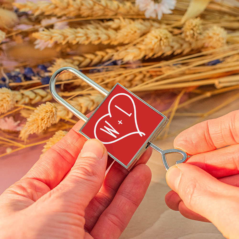 Cadenas Amour à Personnaliser - Porte-Clés Personnalisé