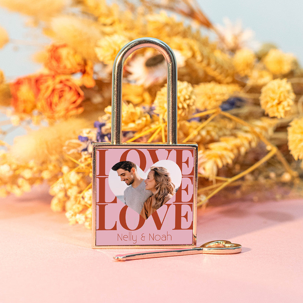 Cadenas Love à Personnaliser - Porte-Clés Personnalisé