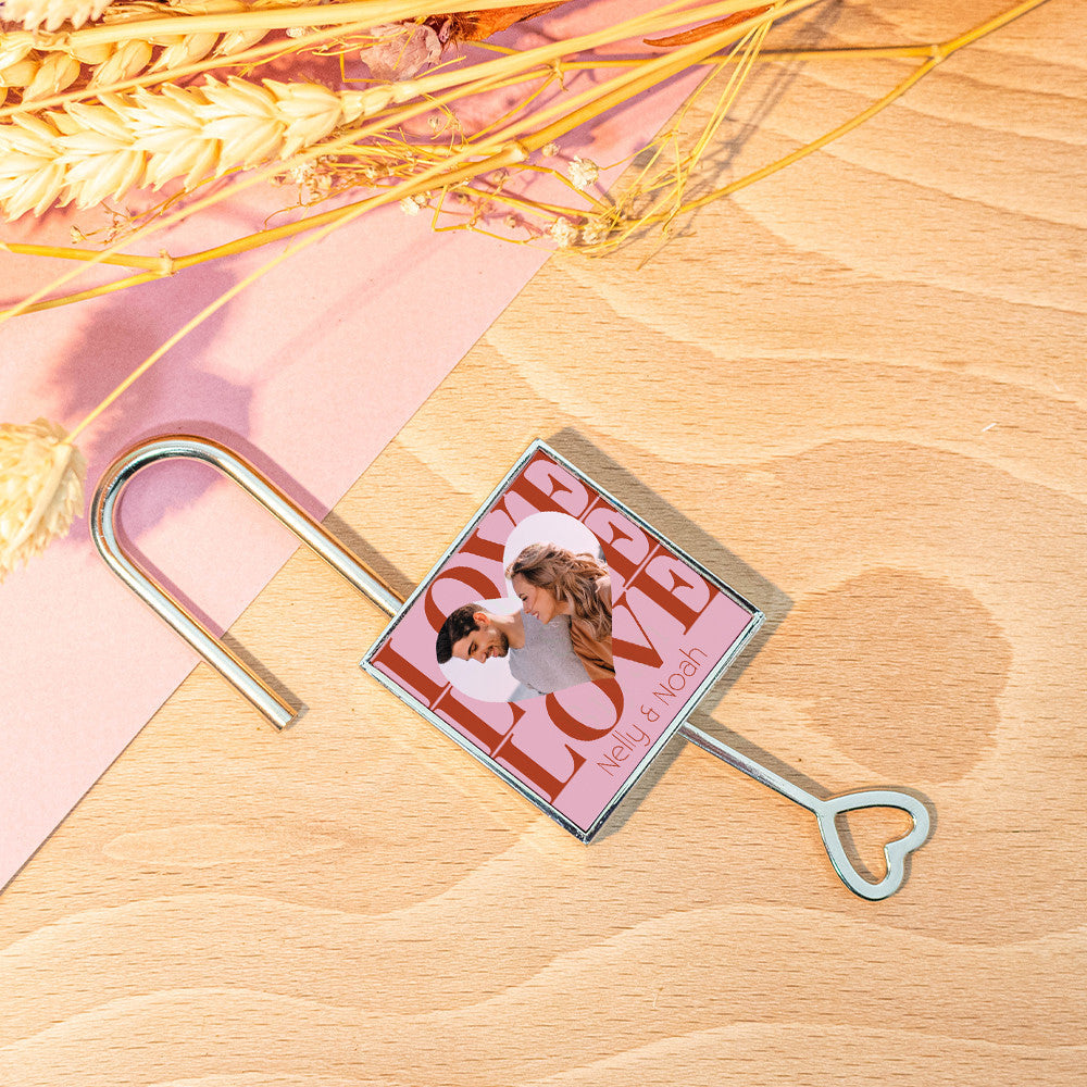 Cadenas Love à Personnaliser - Porte-Clés Personnalisé