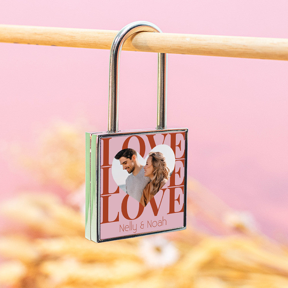 Cadenas Love à Personnaliser - Porte-Clés Personnalisé
