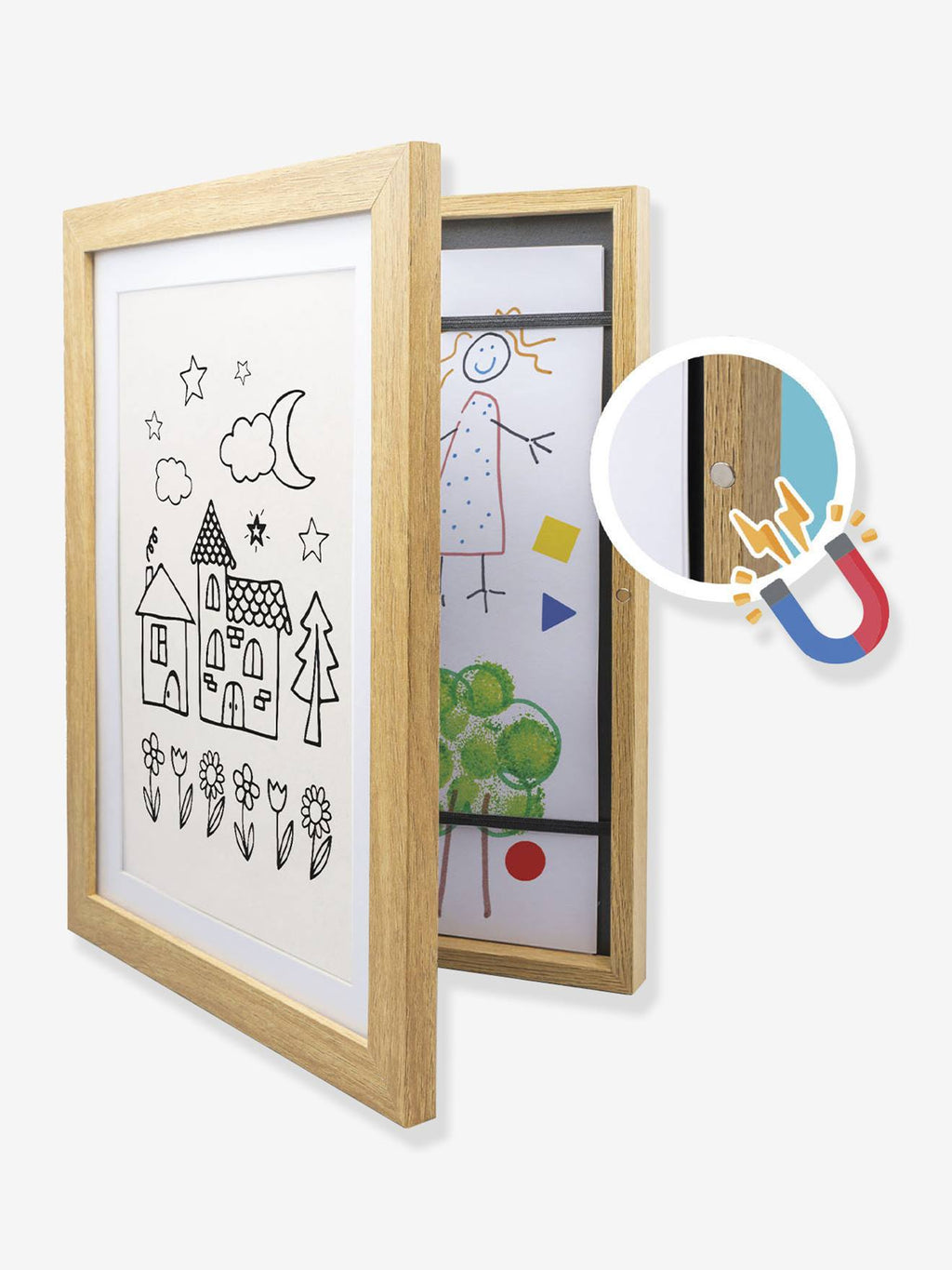 Cadre à dessin beige