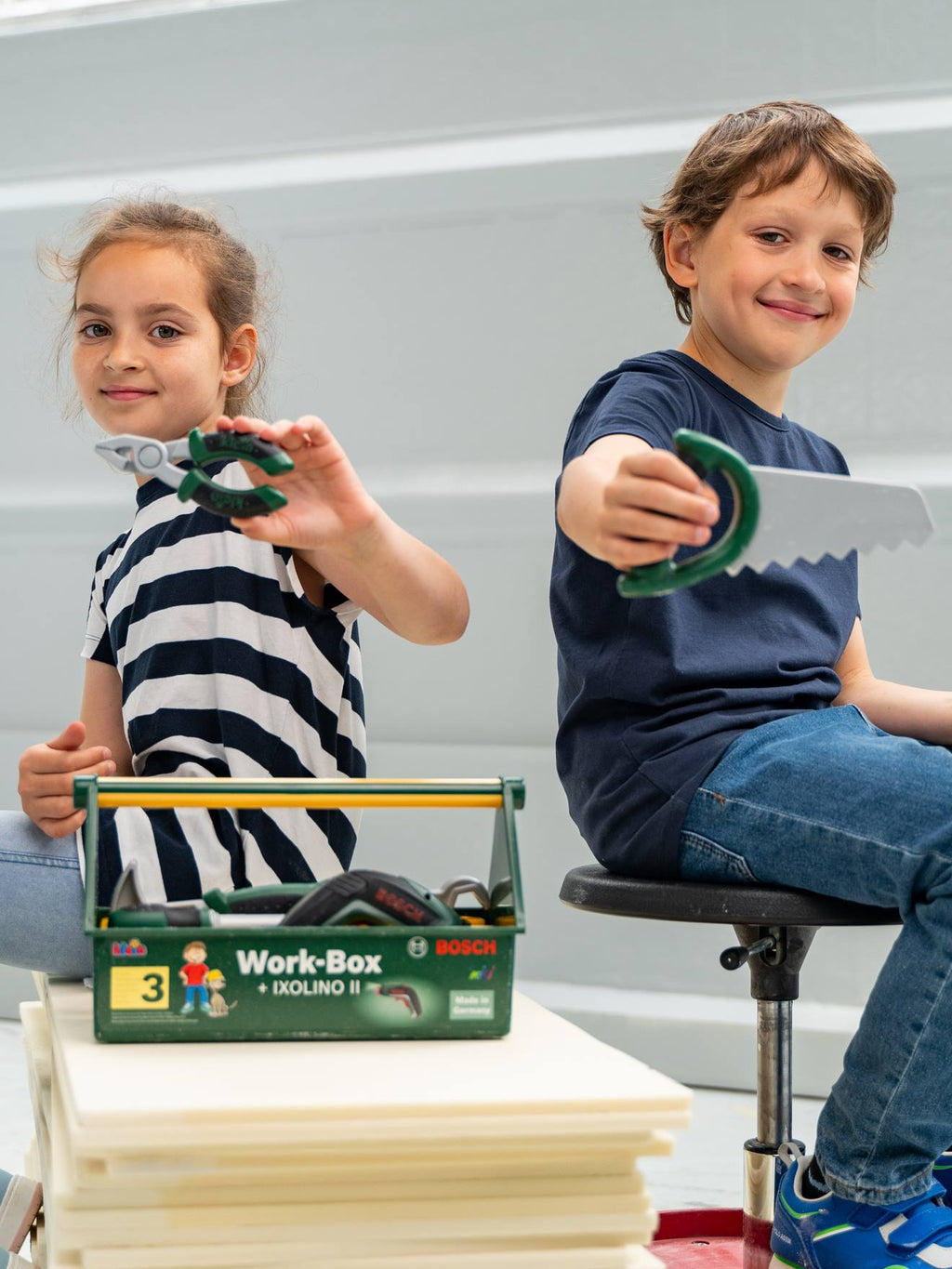 Caisse à outils 7 pièces multicolore