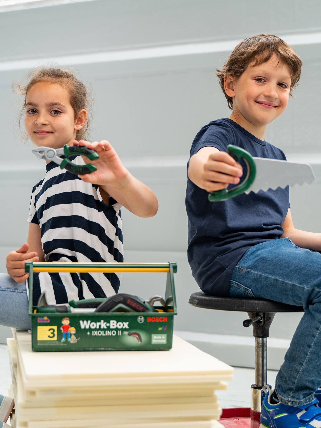 Caisse à outils 7 pièces multicolore