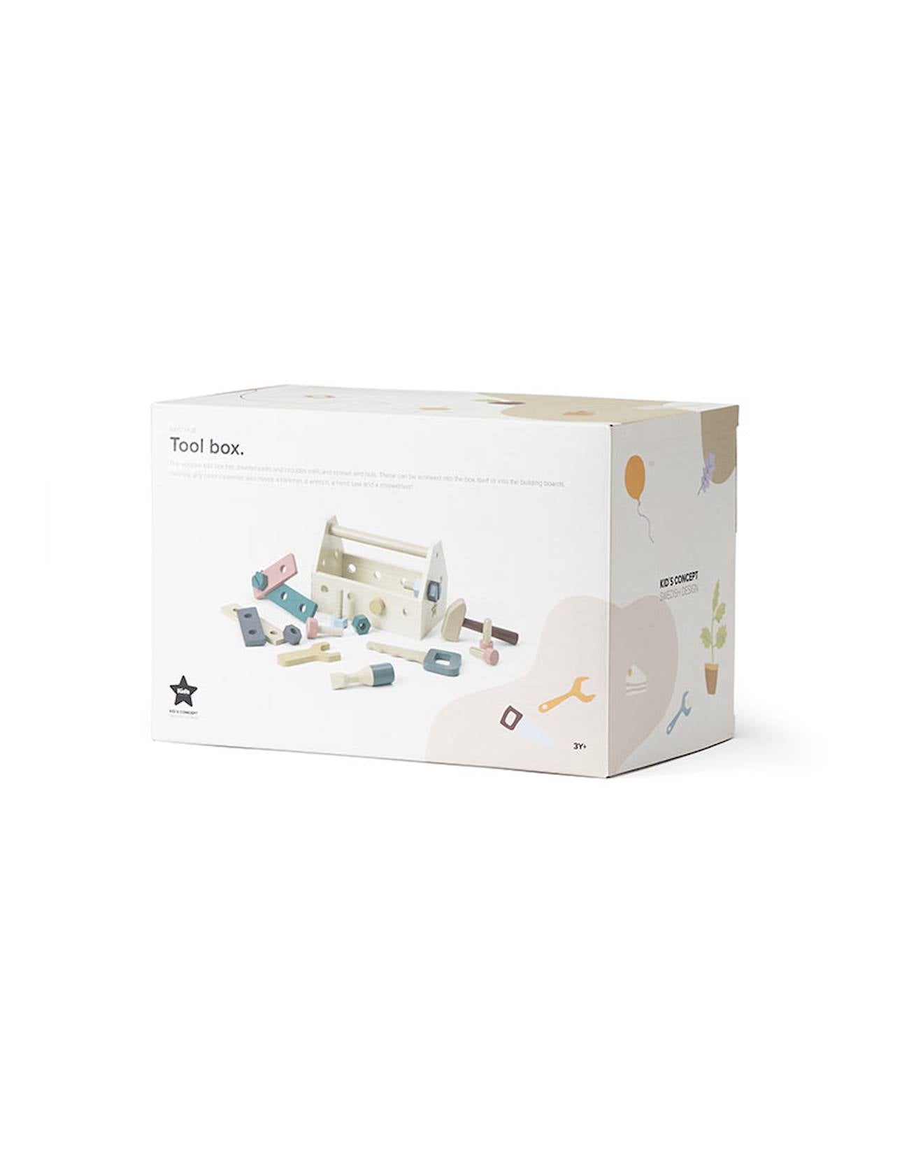 Caisse à outils multicolore