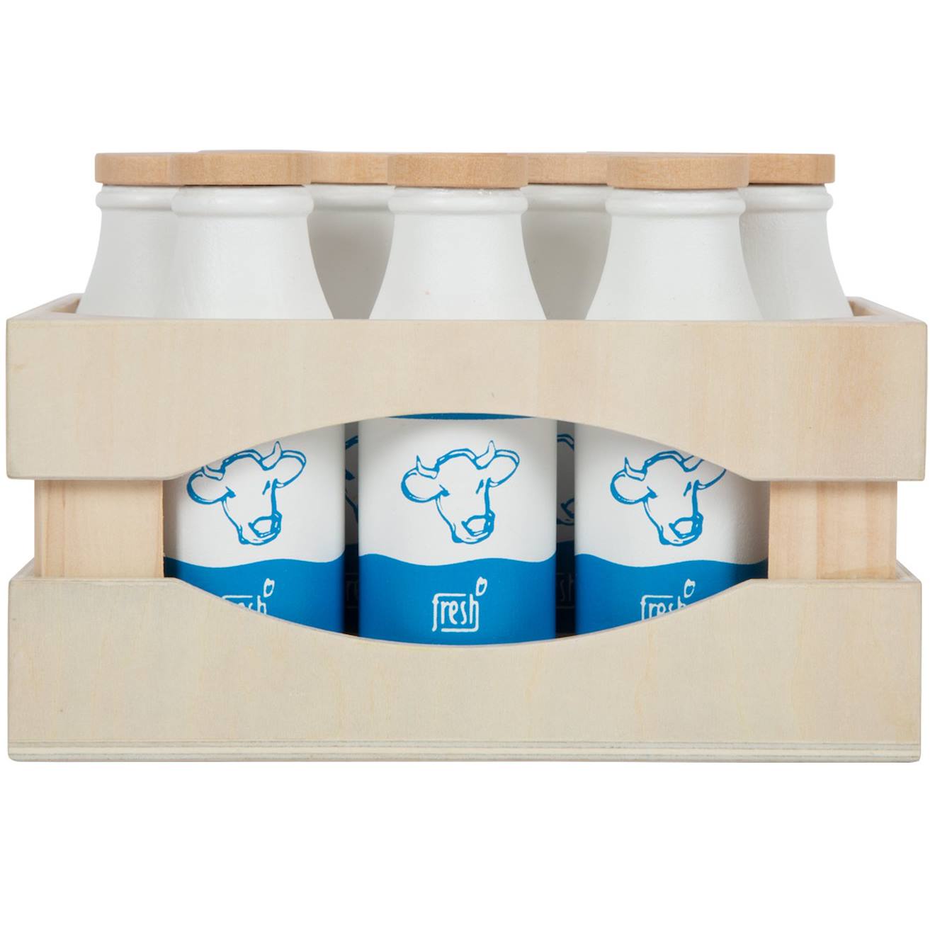 Caisse de lait fresh blanc