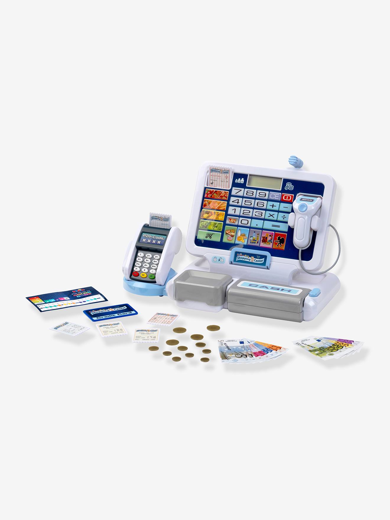 Caisse enregistreuse tablette multicolore