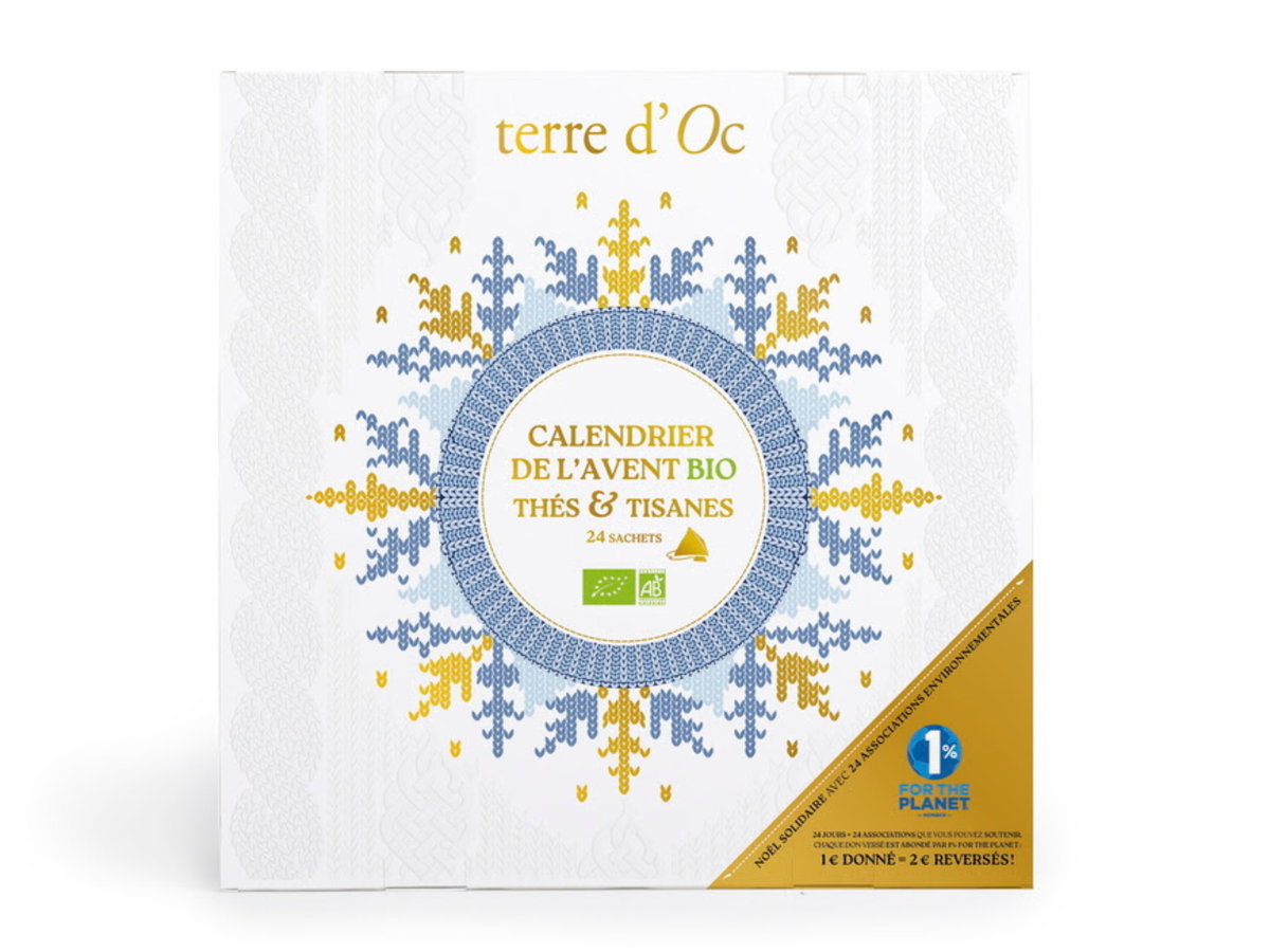 Calendrier de l'Avent Terre d'Oc Thés & Tisanes BIO 2026