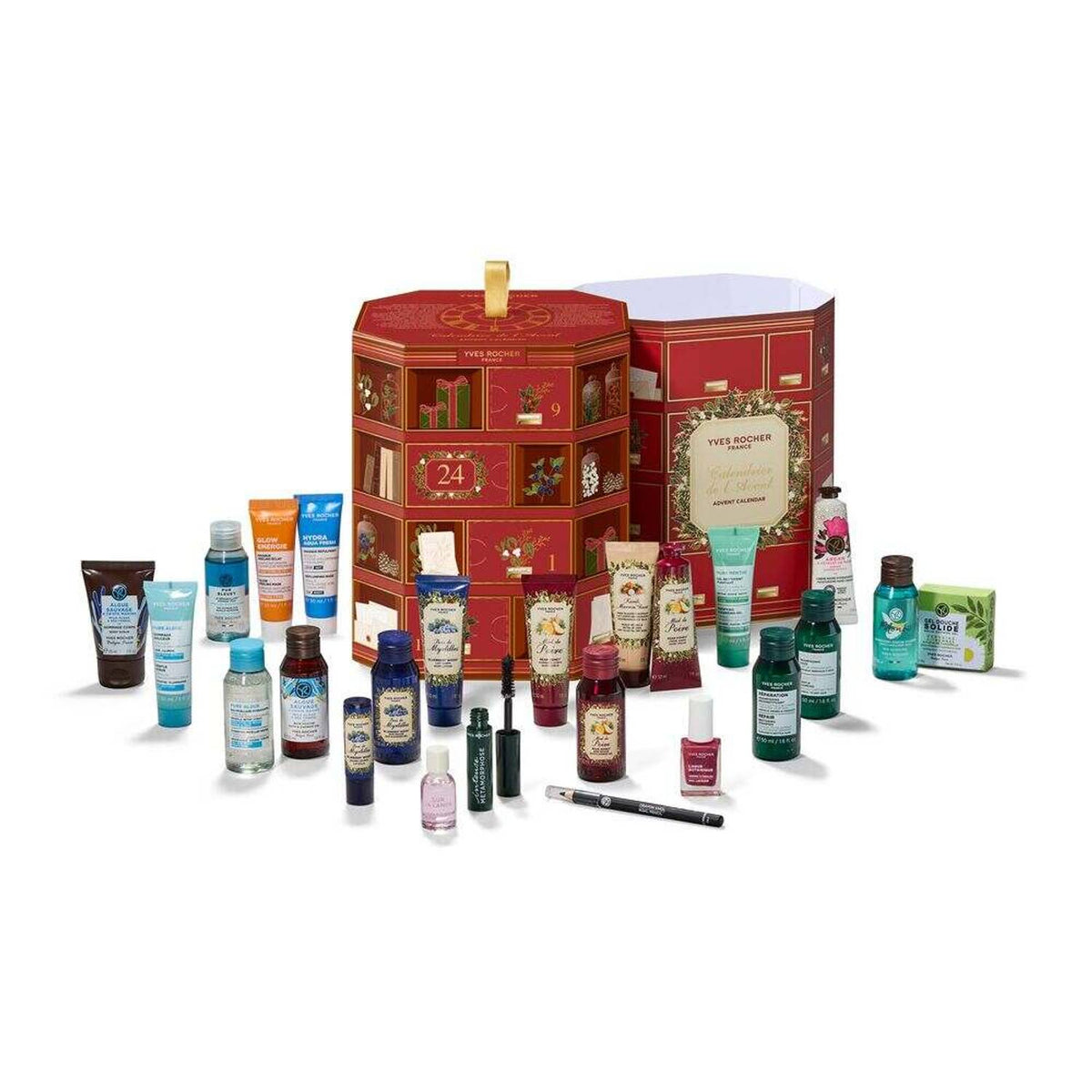 Contenu du calendrier de l'Avent Yves Rocher 2026 : les 24 produits