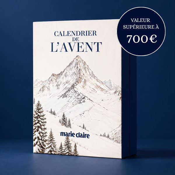 Calendrier de l'Avent Marie Claire 2026, coffret montagne enneigée