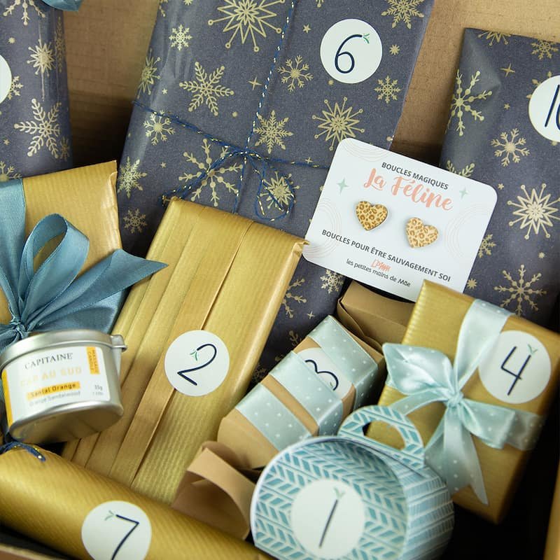 Calendrier de l'après Jour K 2026 – Noël femme, 10 surprises