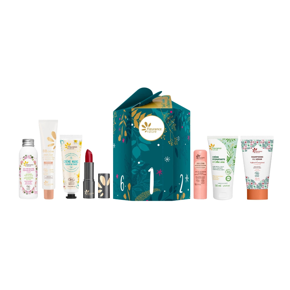 Calendrier de l'après Fleurance Nature Rêverie végétale, 7 cosmétiques bio