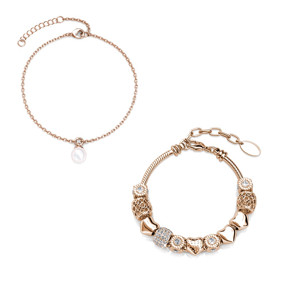 Calendrier de l'Avent MYC Paris 13 bijoux et 11 perles, or rosé et argenté