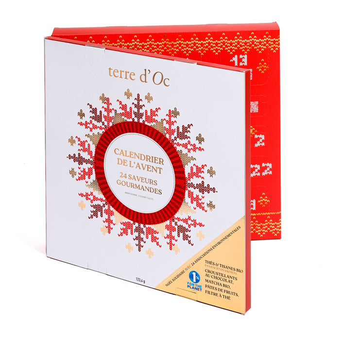 Calendrier de l'Avent Terre d'Oc 2026 – 24 gourmandises, thés et infusions bio – photo 2