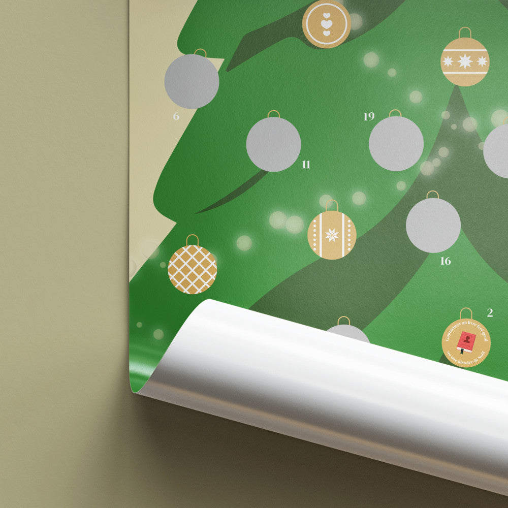 Calendrier de l'Avent à Gratter en Solo - Calendrier Original